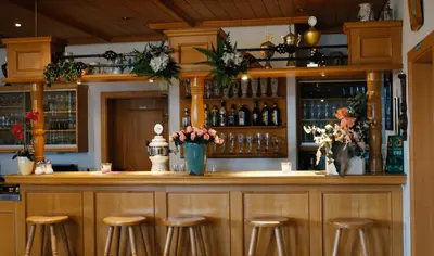 Lounge oder Bar in der Unterkunft Pension Rupertstubn