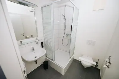 Ein Badezimmer in der Unterkunft Alpenglühen Smart Hotel