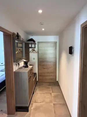 Küche/Küchenzeile in der Unterkunft Ferienwohnung beim Mane