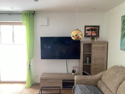 TV/Unterhaltungsangebot in der Unterkunft Ferienwohnung beim Mane