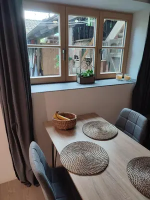 Ein Sitzbereich in der Unterkunft Schoberkurve