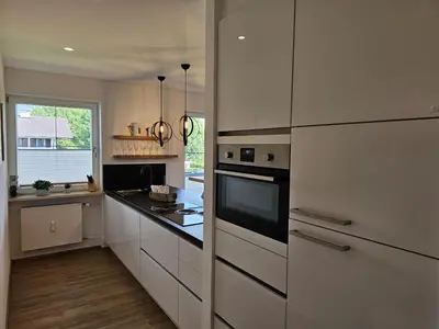 Küche/Küchenzeile in der Unterkunft Ferienwohnung Messinger