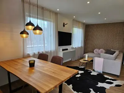 TV/Unterhaltungsangebot in der Unterkunft Ferienwohnung Messinger
