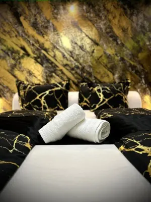 Ein Bett oder Betten in einem Zimmer der Unterkunft DeLuxe - Apartment ' Andrei 2 ' - Neu in Neuburg an der Donau