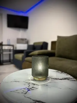 Ein Sitzbereich in der Unterkunft DeLuxe - Apartment ' Andrei 2 ' - Neu in Neuburg an der Donau