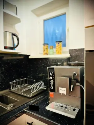 Küche/Küchenzeile in der Unterkunft DeLuxe - Apartment ' Andrei 2 ' - Neu in Neuburg an der Donau