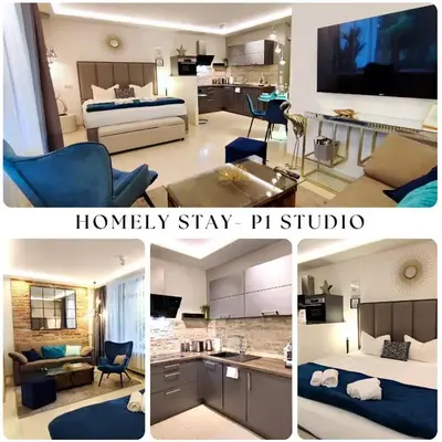 HOMELY STAY Studio P1 - Elegant Self-Check-in Studio-Apartment in Munich -with Kitchen and Washing Machine