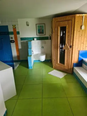 Ein Badezimmer in der Unterkunft Der Birkenhof-Ried
