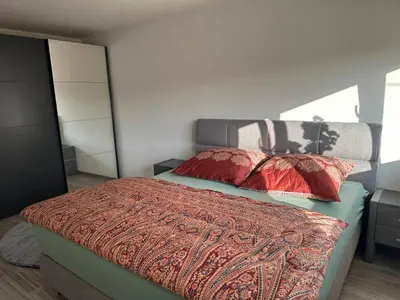 Ein Bett oder Betten in einem Zimmer der Unterkunft Traumhaftes Zuhause!
