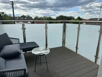 Ein Balkon oder eine Terrasse in der Unterkunft Eine wundervolle Wohnung!