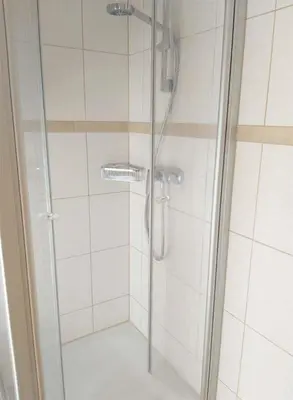Ein Badezimmer in der Unterkunft Zimmervermietung Huber