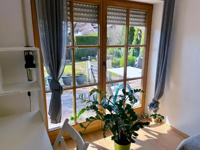 Ein Garten an der Unterkunft Casa Banniza
