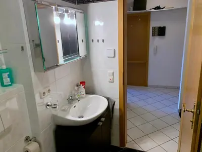 Ein Badezimmer in der Unterkunft Casa Banniza