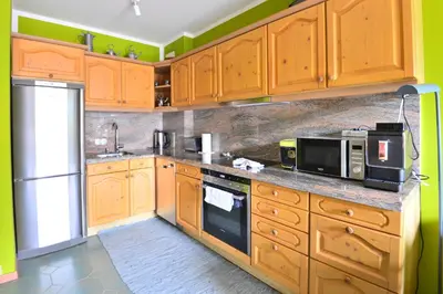 Küche/Küchenzeile in der Unterkunft Kandinsky Apartment