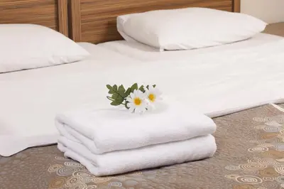 Ein Bett oder Betten in einem Zimmer der Unterkunft Hotel am Marktplatz