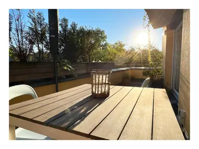 Ein Balkon oder eine Terrasse in der Unterkunft Moderne CityWohnung nahe Theresienwiese & Westpark