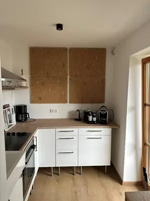 Küche/Küchenzeile in der Unterkunft Seeapartment