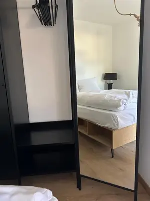 Ein Bett oder Betten in einem Zimmer der Unterkunft Seeapartment