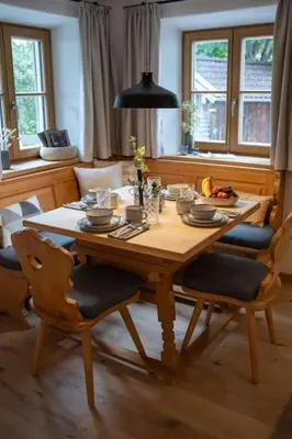 Ein Sitzbereich in der Unterkunft Neu - Ferienhaus Moritz & Josie zur Alleinnutzung