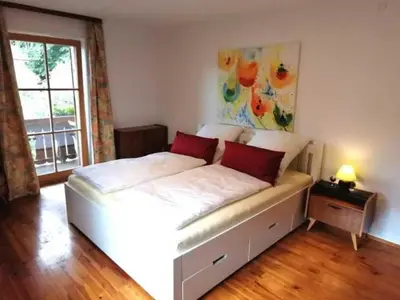 Ein Bett oder Betten in einem Zimmer der Unterkunft Haus Waldblick