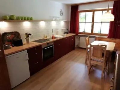 Küche/Küchenzeile in der Unterkunft Haus Waldblick