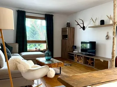 TV/Unterhaltungsangebot in der Unterkunft Schliersee-Lounge