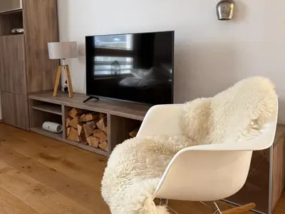 TV/Unterhaltungsangebot in der Unterkunft Schliersee-Lounge