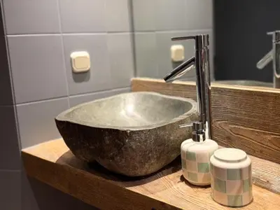 Ein Badezimmer in der Unterkunft Schliersee-Lounge