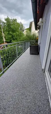 Ein Balkon oder eine Terrasse in der Unterkunft Ferienwohnung Familie Cischeck