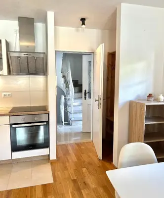 Küche/Küchenzeile in der Unterkunft Apartment Huberspitz - Ruhe, Berge & Natur