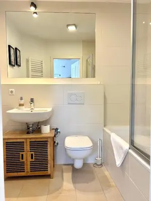 Ein Badezimmer in der Unterkunft Apartment Huberspitz - Ruhe, Berge & Natur