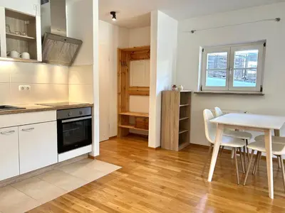 Küche/Küchenzeile in der Unterkunft Apartment Huberspitz - Ruhe, Berge & Natur