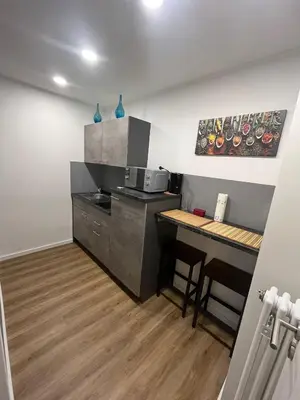 Küche/Küchenzeile in der Unterkunft Wohnung in Augsburg Innenstadt -Tiefgarage