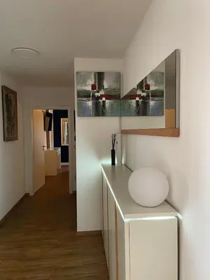 Küche/Küchenzeile in der Unterkunft Luxury Apartment near Munich Airport - Therme ED - Parking - Haustiere