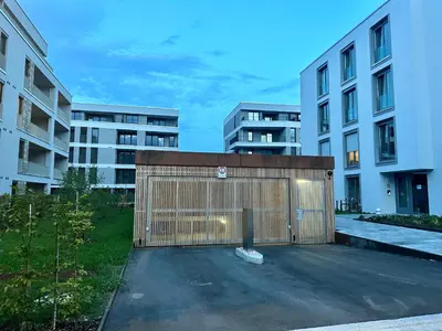 Das Gebäude in dem sich die Ferienwohnung befindet