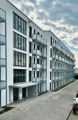 Das Gebäude in dem sich die Ferienwohnung befindet