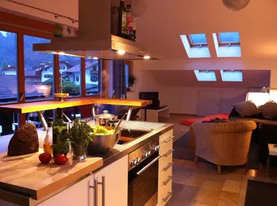 Küche/Küchenzeile in der Unterkunft Luftikus Lodge