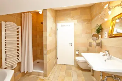 Ein Badezimmer in der Unterkunft Luftikus Lodge