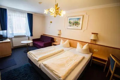 Ein Bett oder Betten in einem Zimmer der Unterkunft Gasthof zur Länd