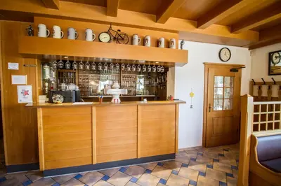 Lounge oder Bar in der Unterkunft Gasthof zur Länd