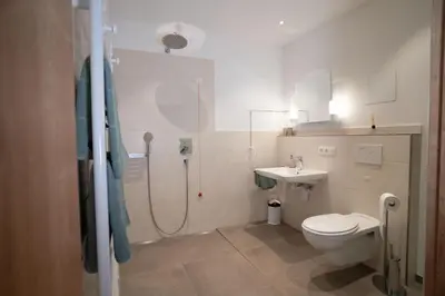 Ein Badezimmer in der Unterkunft Ferienwohnung Jeni