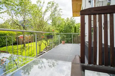 Ein Balkon oder eine Terrasse in der Unterkunft Ferienwohnung Jeni