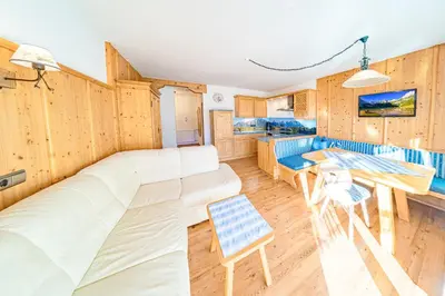 Küche/Küchenzeile in der Unterkunft Gästehaus Oberland