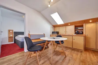 Küche/Küchenzeile in der Unterkunft Alpen Gästehaus