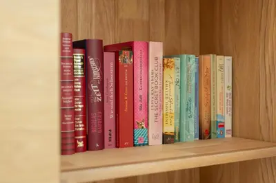 Die Bibliothek im Ferienhaus