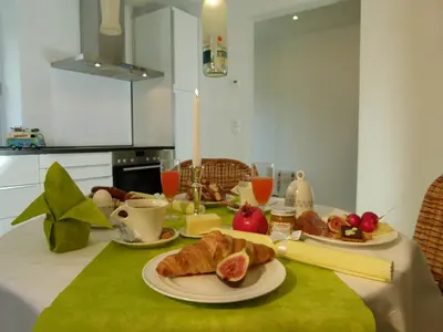 Essen in der Ferienwohnung oder in der Nähe