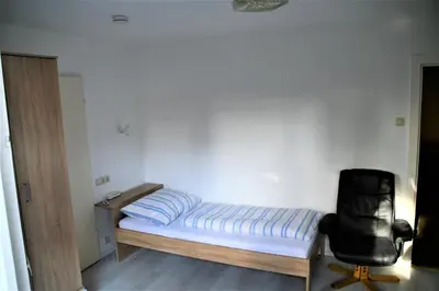 Ein Bett oder Betten in einem Zimmer der Unterkunft Haus am Bach