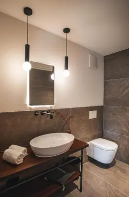 Ein Badezimmer in der Unterkunft Suiten Zantl