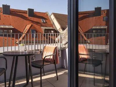 Ein Balkon oder eine Terrasse in der Unterkunft Numa Munich St Paul