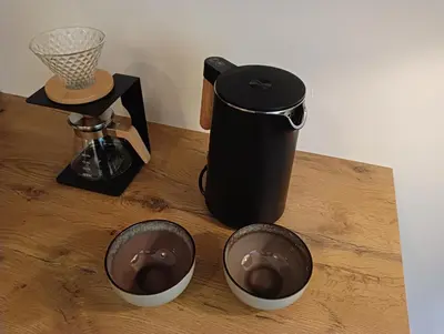 Kaffee-/Teezubehör in der Unterkunft Appartment Schloss-Zeit